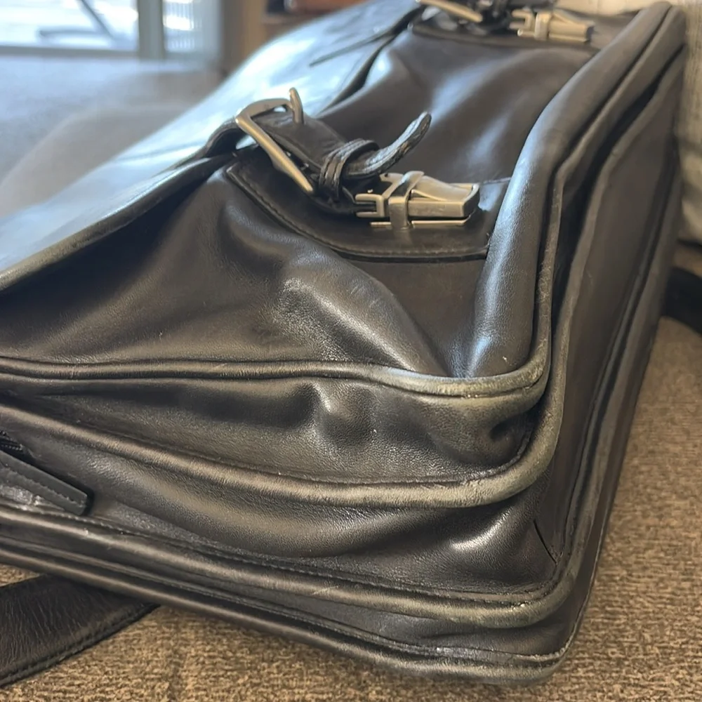 Coach Black Leather Briefcase - Picture 8 of 16
